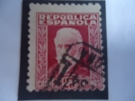 Stamps Spain -  Ed:658 - Pablo Iglesias Posse (1850-1925) Comunista- Pres. y Fun. del Partido Socialista Obrero Espa
