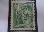 Stamps Yugoslavia -  Tecnico Electricista de Alto Voltaje.