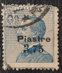 Stamps : Europe : Italy :  Italy/Turkey, Constantinople issue 1922: "Piastre 3,75"