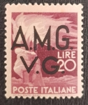 Stamps Italy -  Poste Italiane 20 LIRE AMG V.G
