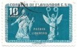 Stamps El Salvador -  patria y libertad