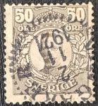 Stamps : Europe : Sweden :  Sweden 50 Öre - King Gustaf V