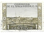 Sellos de America - El Salvador -  pesca