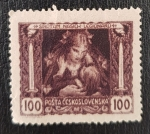 Stamps : Europe : Czechoslovakia :  Czechoslovakia - Mother and Child, 100 haleru, 1919
