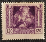 Stamps : Europe : Czechoslovakia :  Czechoslovakia - Mother and Child, 120 haleru, 1919