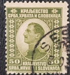 Stamps : Europe : Yugoslavia :  Crown Prince Alexander, 50 paras, 1921