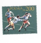 Sellos de Europa - Polonia -  Rugby