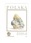Stamps Poland -  Ambar verde