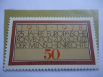 Stamps Germany -  25° Años de la Convención Europea para la protección de los Derechos Humanos (1953-1978)
