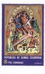 Sellos del Mundo : Africa : Guinea_Ecuatorial : Pascua 1972. Crucifixión de Jesús