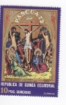 Sellos del Mundo : Africa : Guinea_Ecuatorial : Pascua 1972. Muerte de Jesús