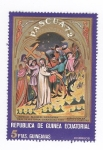 Sellos del Mundo : Africa : Guinea_Ecuatorial : Pascua 1972. Jesús con la cruz a cuestas