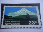 Stamps New Zealand -  Parque Nacional Egmont - Egmont National Park. - Paisaje.