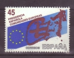 Stamps Spain -  Presidencia española Comunidades Europeas