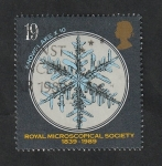 Stamps United Kingdom -  1396 - Cristales de nieve
