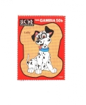 Stamps : Africa : Gambia :  LOS  101  DÁLMATAS  DE  DISNEY.  LUCKY.