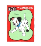 Stamps : Africa : Gambia :  LOS  101  DÁLMATAS  DE  DISNEY.  WIZZER.