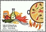 Stamps Spain -  2935 - Turismo - Gastronomía. Paella valenciana