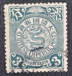 Sellos de Asia - China -  Imperial Chinese Post, 1898, 3 cents