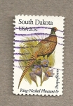 Sellos de America - Estados Unidos -  Flores y aves-South Dakota