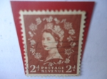 Stamps United Kingdom -  Queen Elizabeth II (Predecimat Wilding)