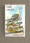 Stamps United States -  Flores y aves-Utah