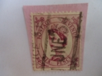 Stamps United Kingdom -  Queen Elizabeth II - Six Pence-(Predecimat Wilding)