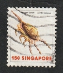 Sellos del Mundo : Asia : Singapur : 265 - Concha, Lambis scorpius