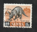 Stamps Kenya -  22 - Oso hormiguero