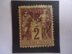 Stamps Europe - France -  Paz y Comercio - Tipo Sage