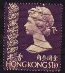 Stamps Hong Kong -  Isabel ll