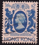 Stamps Hong Kong -  Isabel ll