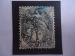 Stamps France -  Temas Alegóricos - Tipo Blanc