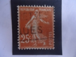 Stamps France -  Semeuse Solid Background - Fondo Sólido - Tipo IA