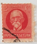 Stamps : America : Cuba :  Maximo Gomez, 1917, 2 c