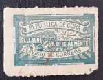 Sellos de America - Cuba -  Official PO seal, 