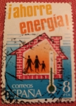 Sellos de Europa - España -  Ahorre energía