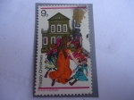 Stamps United Kingdom -  Christmas 1969 - Toys-Dolls