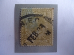 Stamps United Kingdom -  King George V - One Shilling - Serie:King George V.