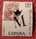 Stamps Spain -  Día mundial del sello 1967