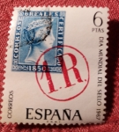 Stamps Spain -  Día mundial del sello 1967