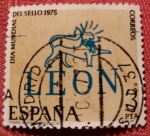 Stamps : Europe : Spain :  Día mundial del sello 1975