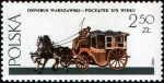 Stamps Poland -  Vehículos tirados por caballos