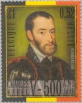 Sellos de Europa - Blgica -  Rey Carlos V, Sacro Emperador Romano Carlos V, a los 40 años.