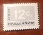 Sellos de America - Argentina -  República argentina