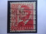 Stamps Australia -  King George VI (1895-1952)- (En un nuevo Marco)
