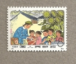 Stamps China -  Vacunando niños