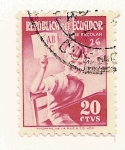 Sellos de America - Ecuador -  Tasa postal. Estudiante.