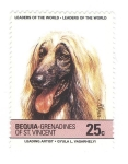 Stamps Saint Vincent and the Grenadines -  Raza de perro. Algan