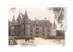 Sellos de Africa - Santo Tom� y Principe -  Castillo de Azay-Lerideau